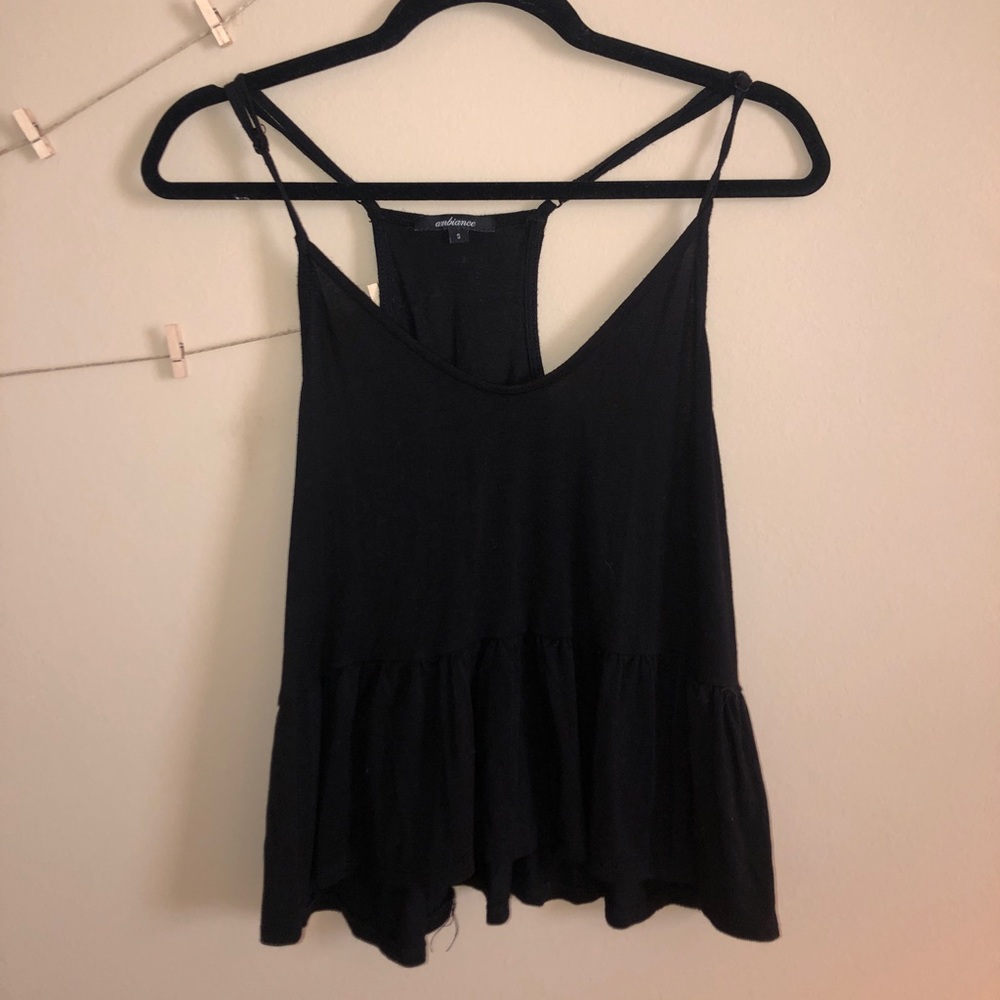Black crop top